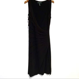 LAUREN Ralph Lauren Black Dress sz 8 EUC